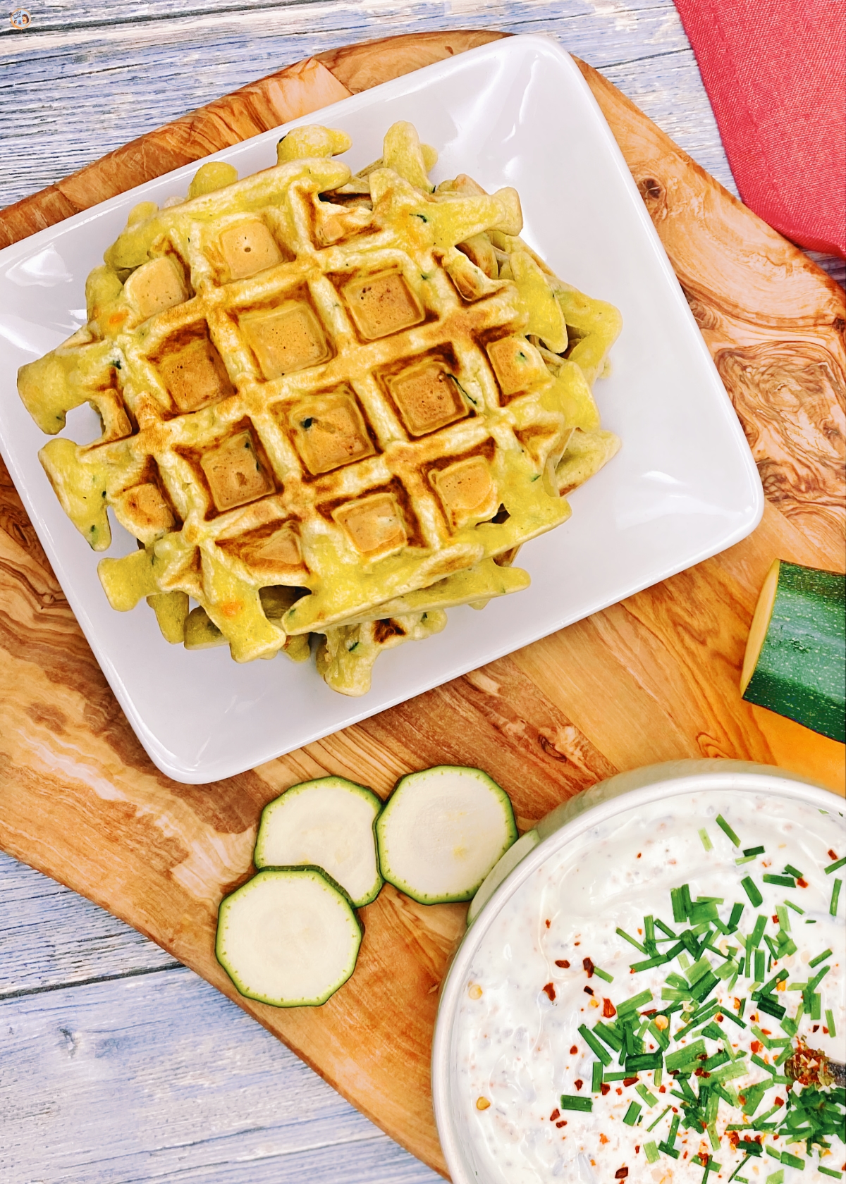 Herzhafte Gemuesewaffeln