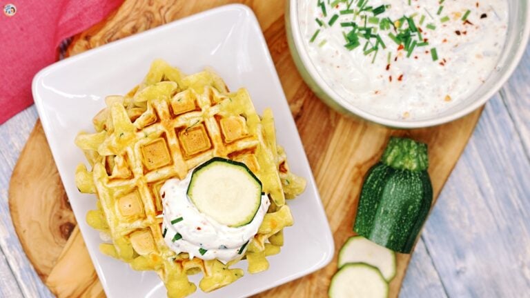 Saftige Gemuesewaffeln