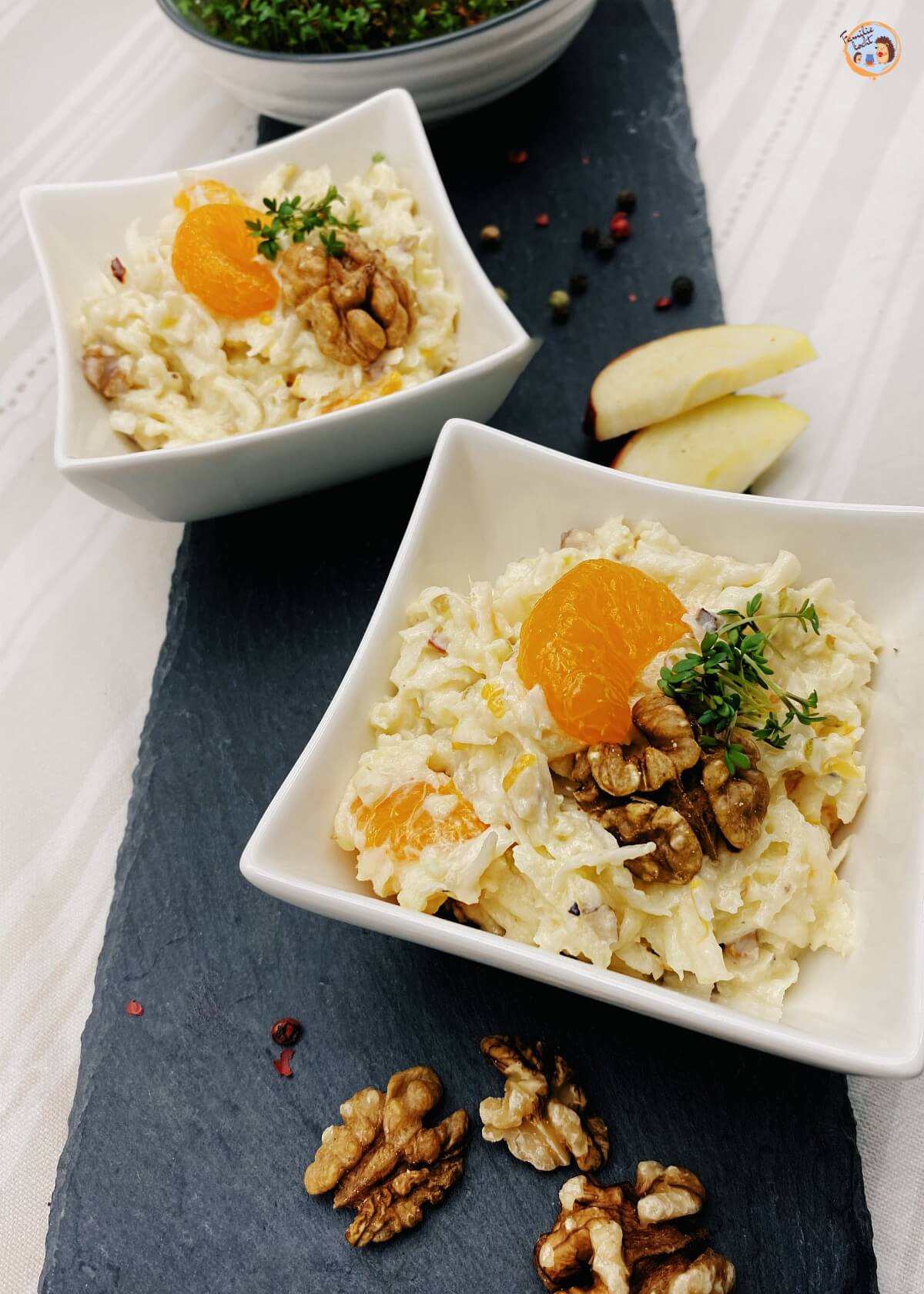 Veganer Waldorf Salat