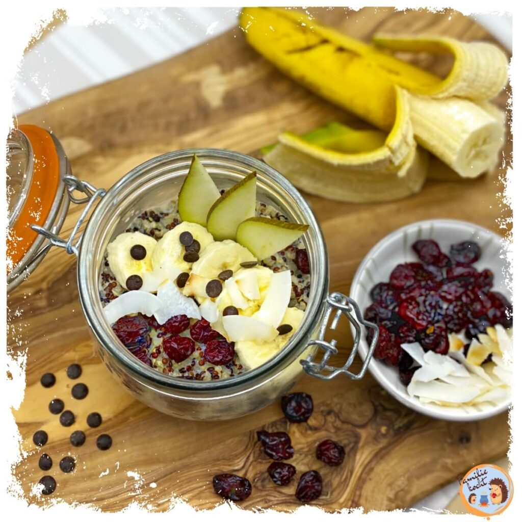 Quinoa Frühstück mit Cranberries