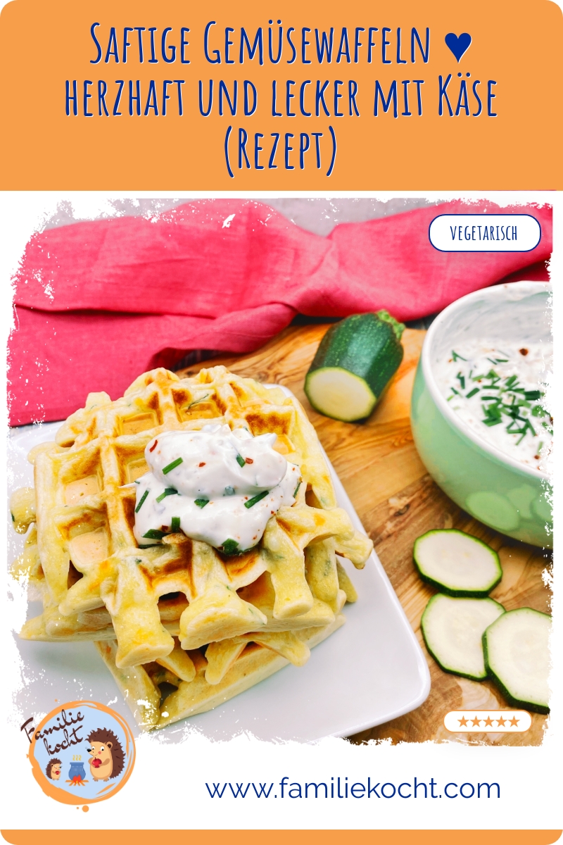 Saftige Gemüsewaffeln