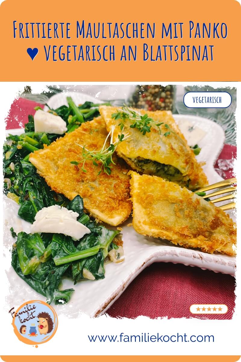 Frittierte Maultaschen mit Panko Rezept