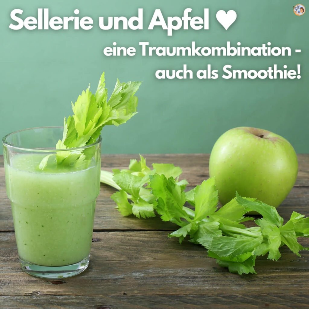 Sellerie und Apfel