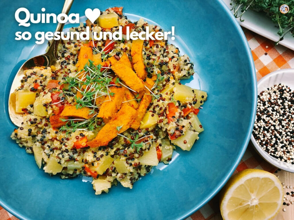 Quinoa mit Veggie Bratstreifen