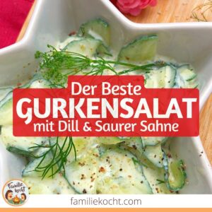 Der beste Gurkensalat