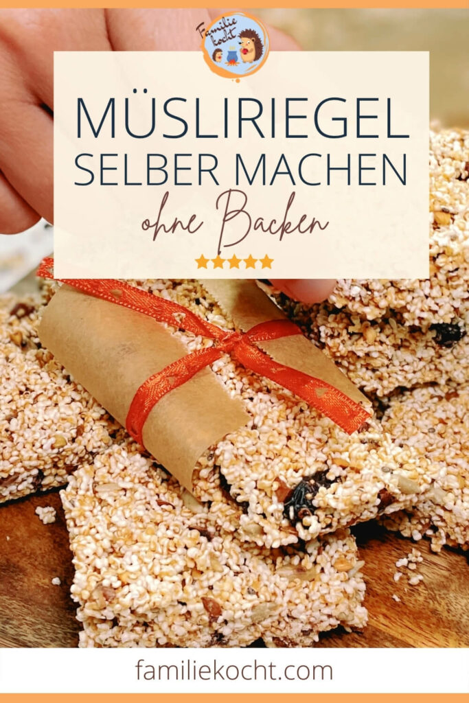 Müsliriegel selber machen