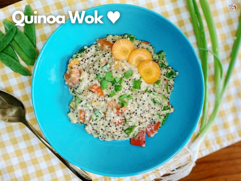 Bunter Quinoa Wok mit Kokosmilch ♥ so lecker und gesund