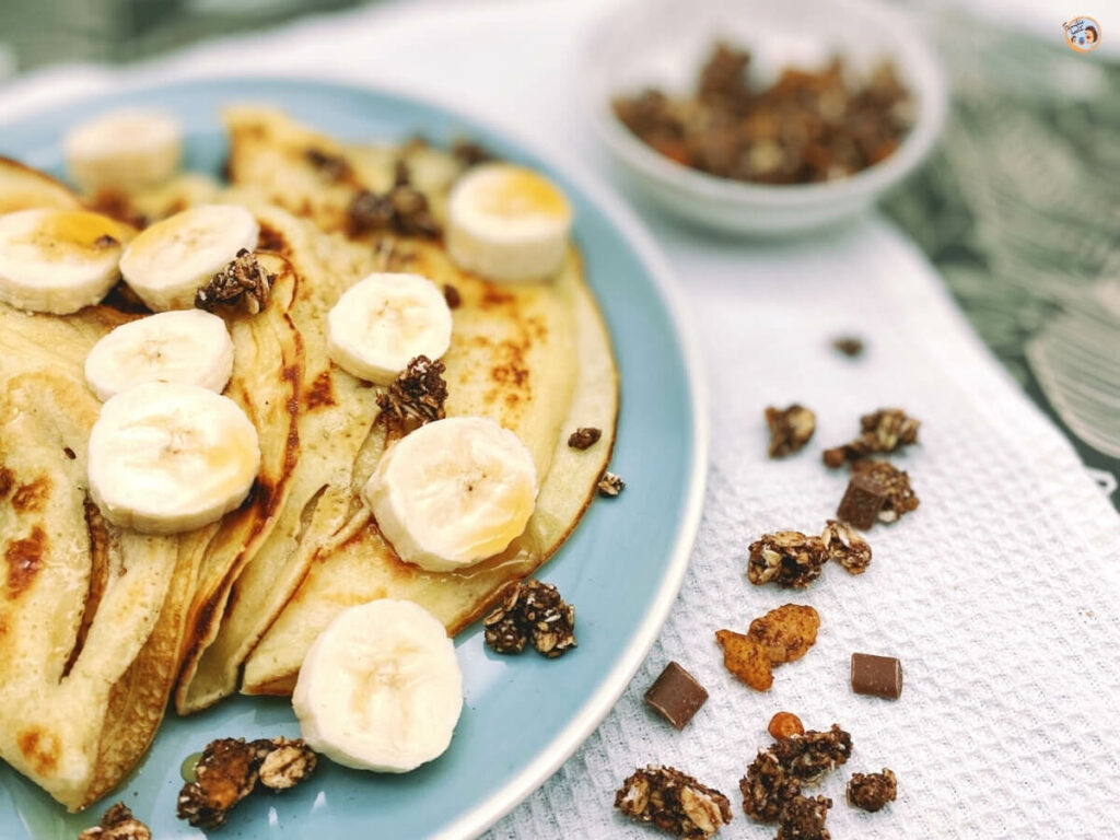 Schnelle Crepes mit Schokolade