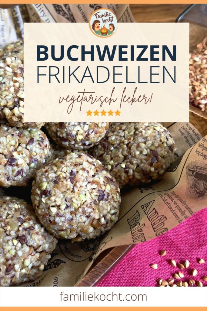 Buchweizen Frikadellen vegetarisch