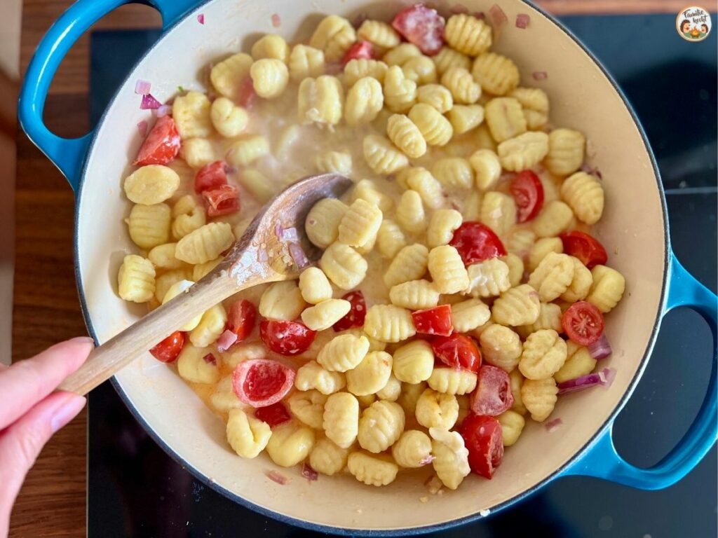 Gnocchi Pfanne mit Gorgonzola