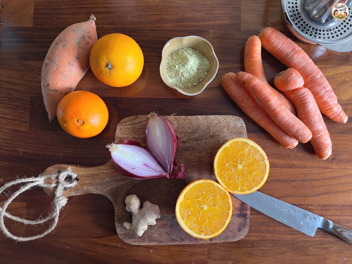 Möhren Ingwer Suppe mit frischen Orangen | FAMILIE KOCHT