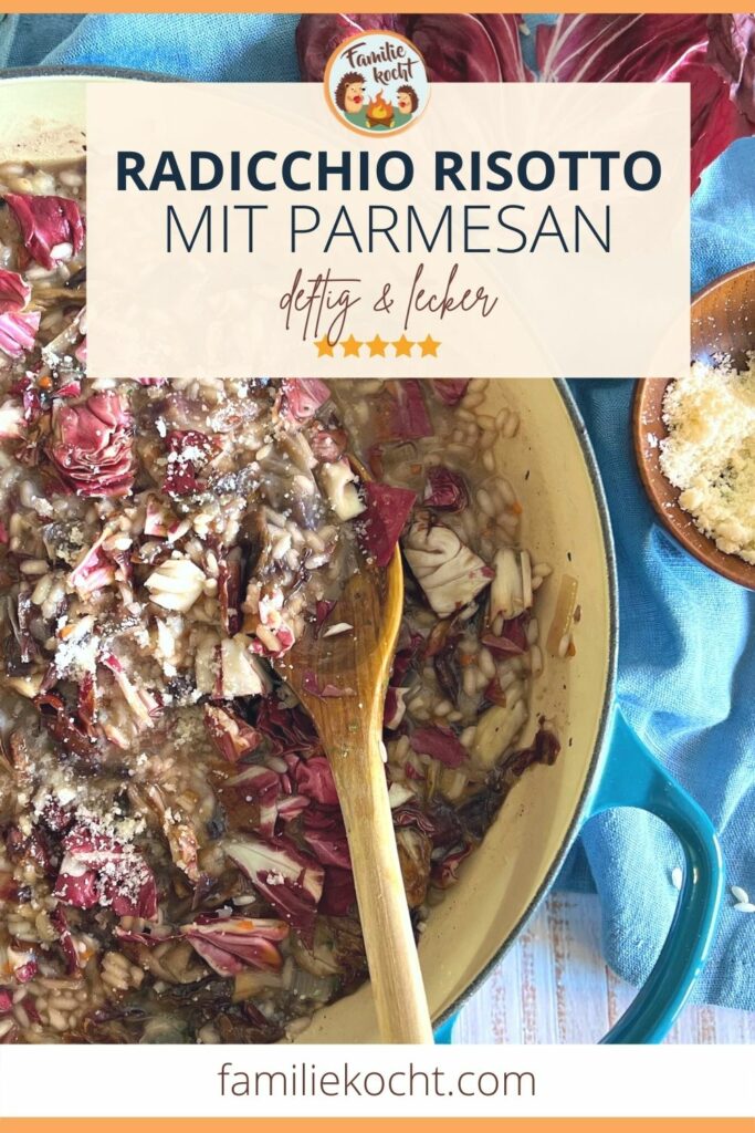 Radicchio Risotto mit Parmesan