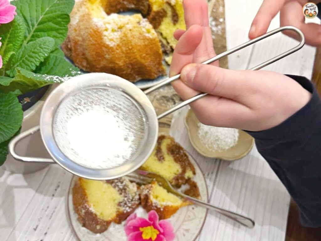 Rezept fuer fluffigen Marmorkuchen