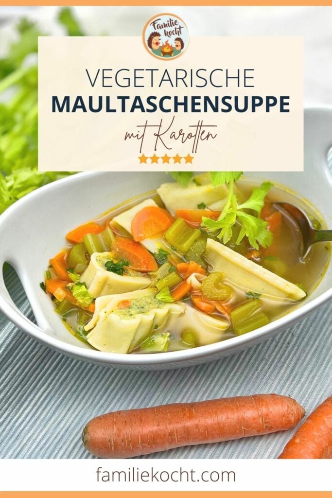 vegetarische Maultaschensuppe