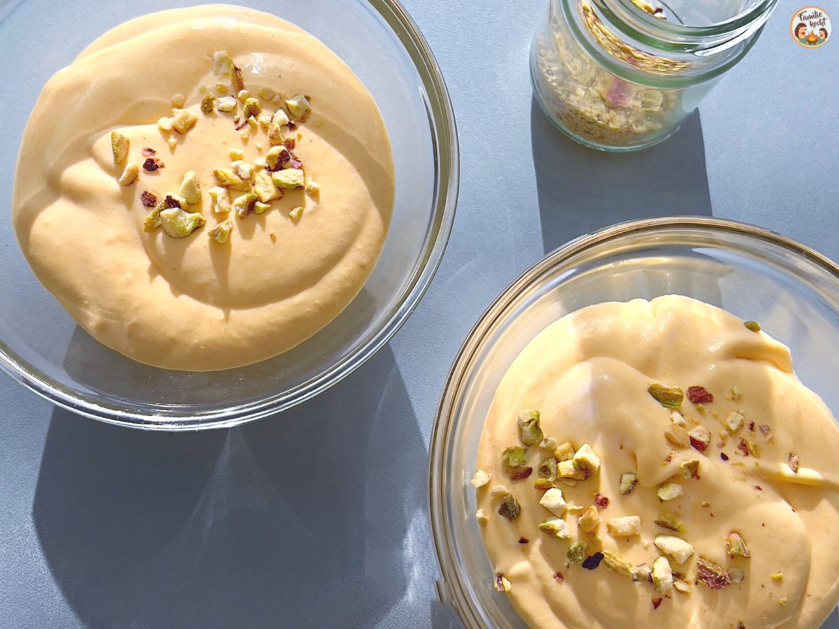 Indische Mangocreme Dessert ♥ herrlich lecker mit Pistazien
