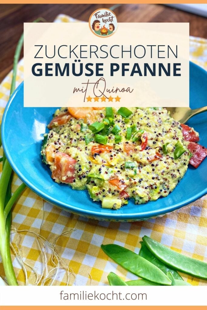 Zuckerschoten Gemüse Pfanne