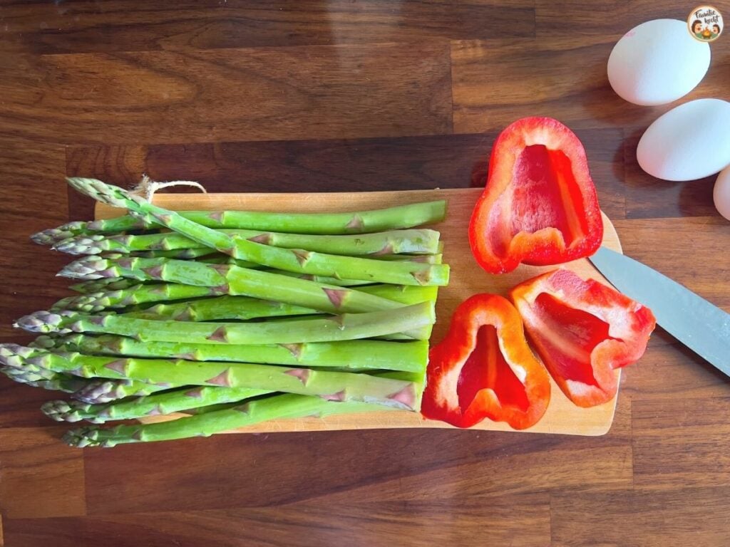 Omelette mit Spargel