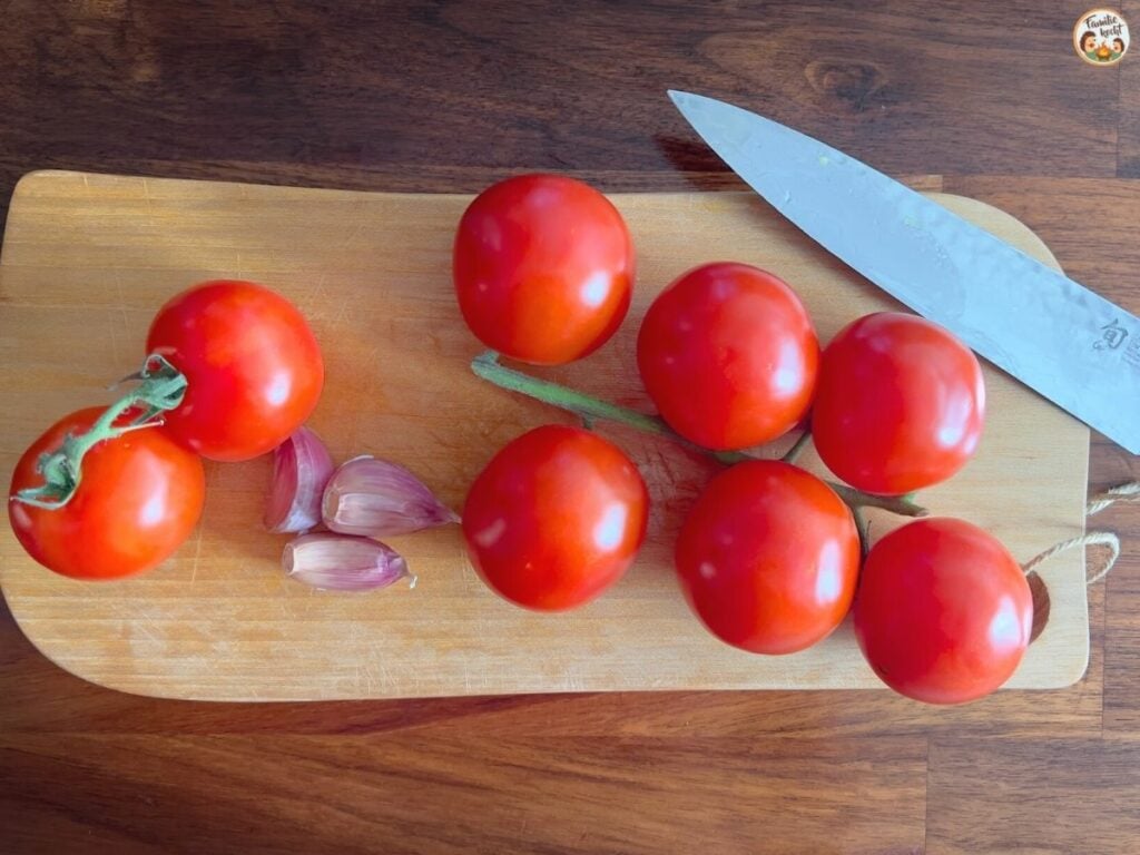 Tomaten schneiden