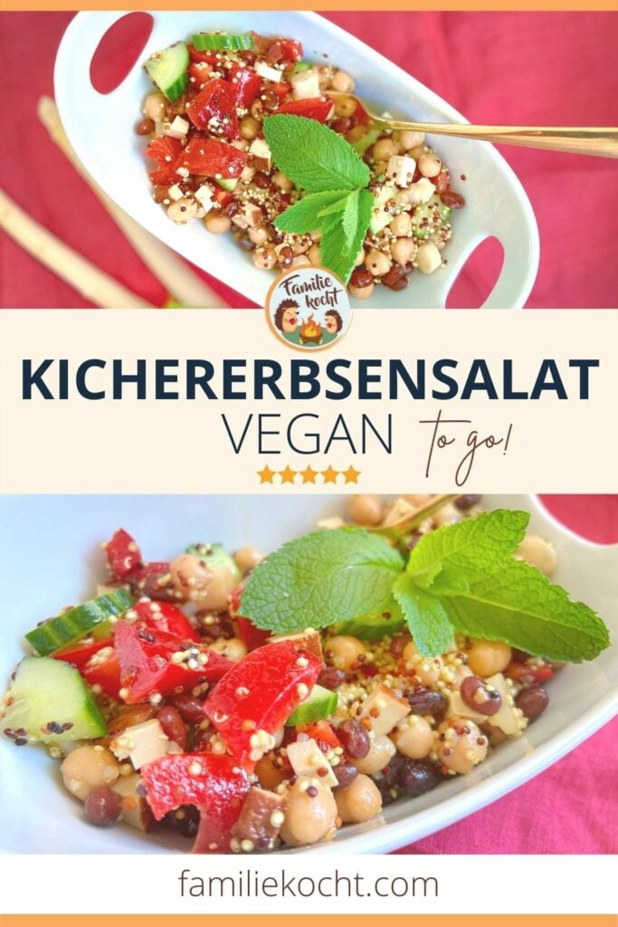 Veganer Kichererbsensalat