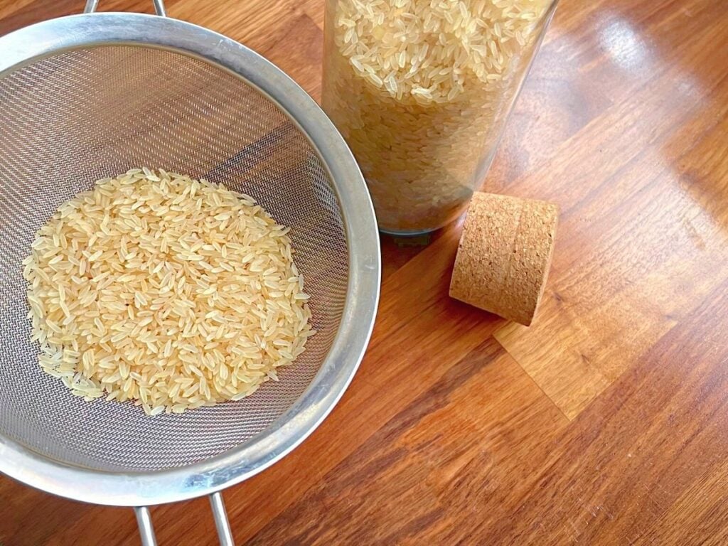 Reis abwaschen