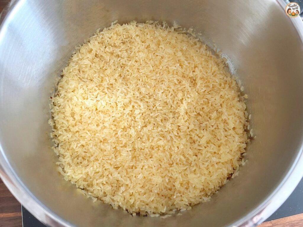 Reis anschwitzen