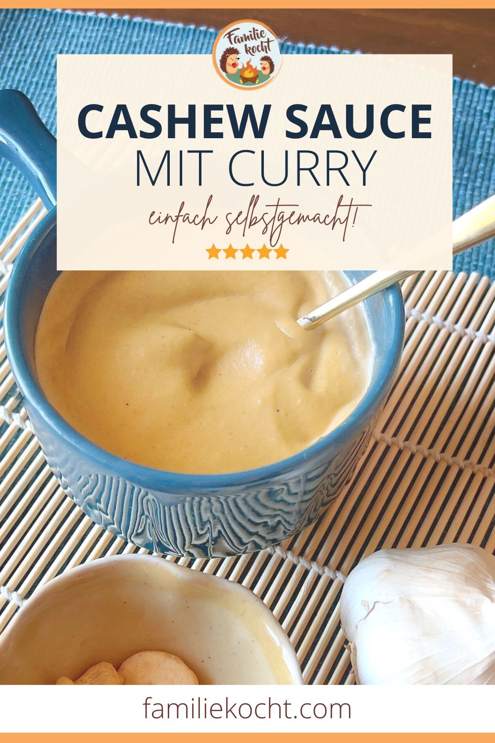 Cashew-Sauce mit Curry! Cremig selbstgemacht - Familie kocht