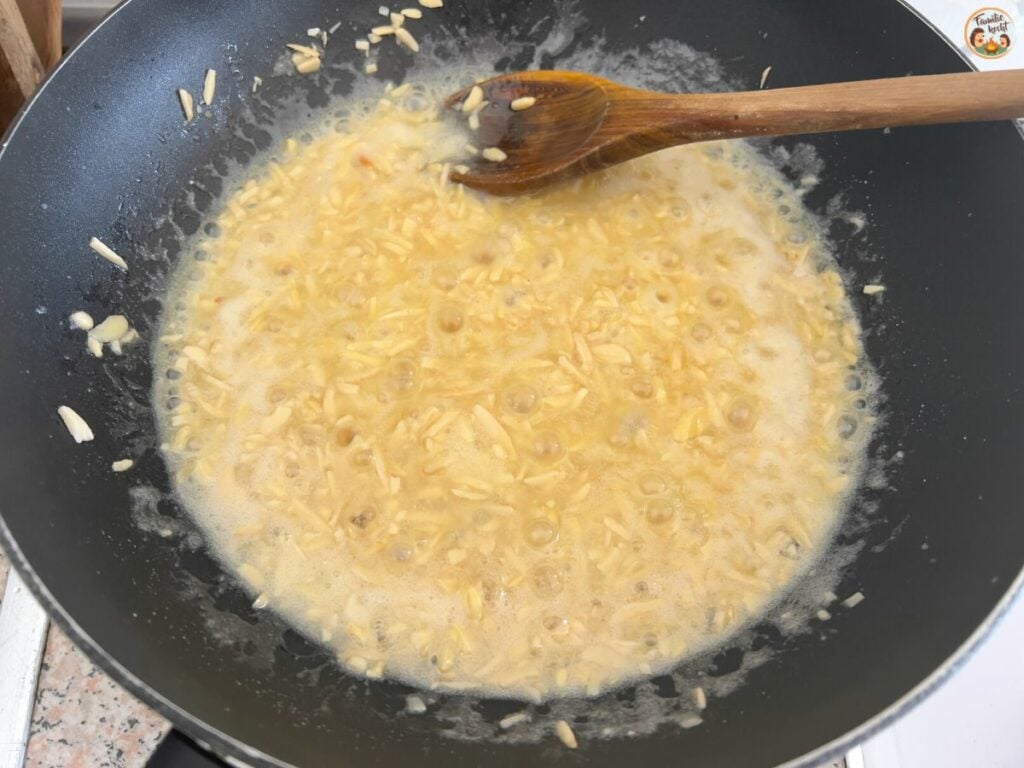 Mandelkuchen Topping