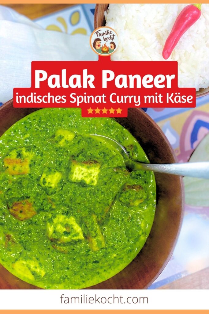 Palak Paneer Rezept Pin