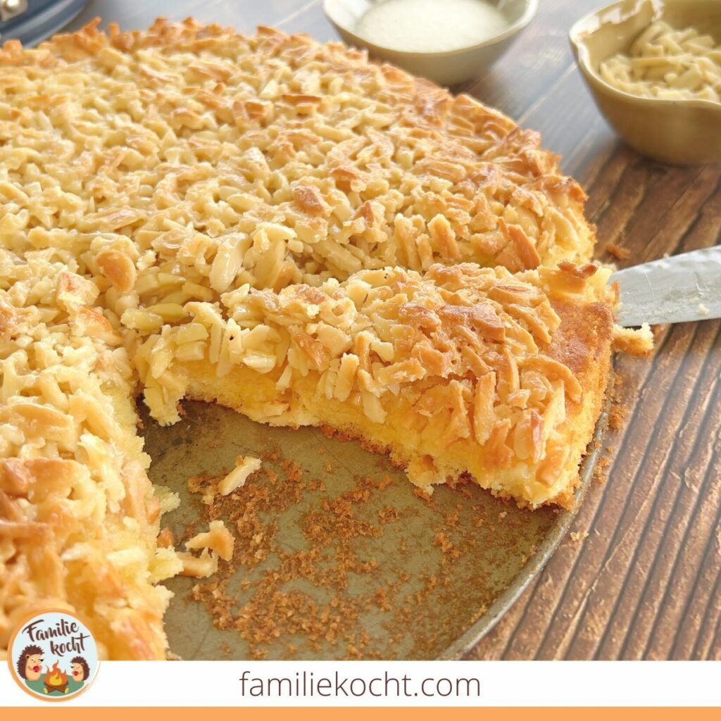 Saftiger Mandelkuchen mit Knusperkruste | Familie kocht