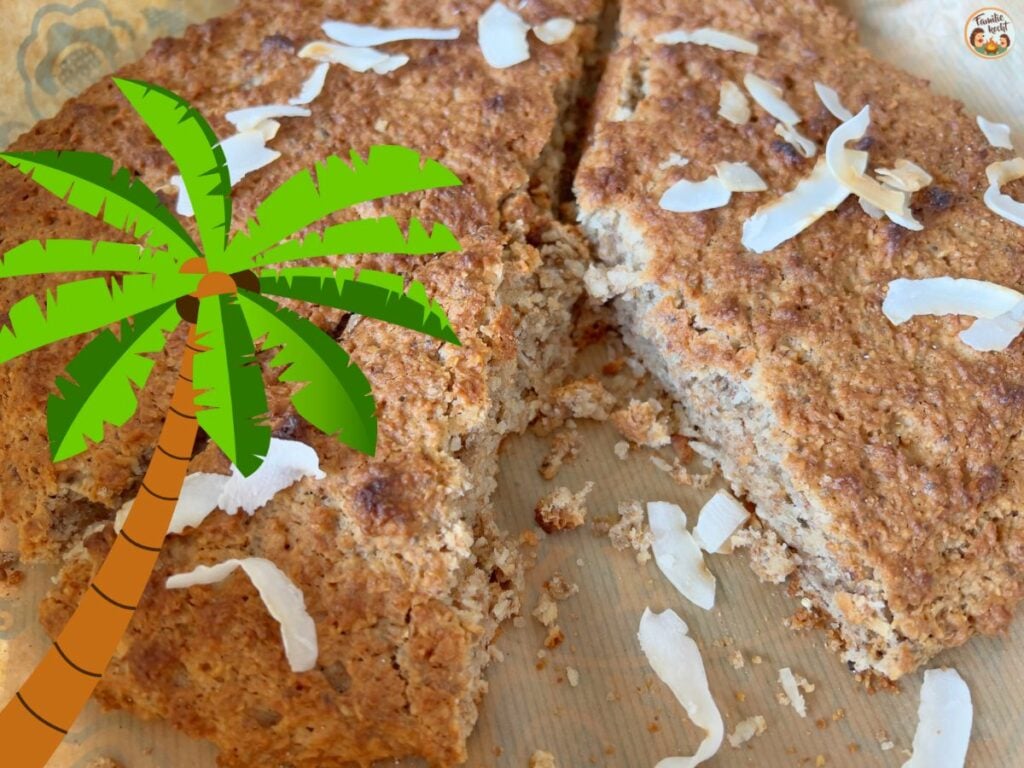 Kuchen mit Kokosflocken