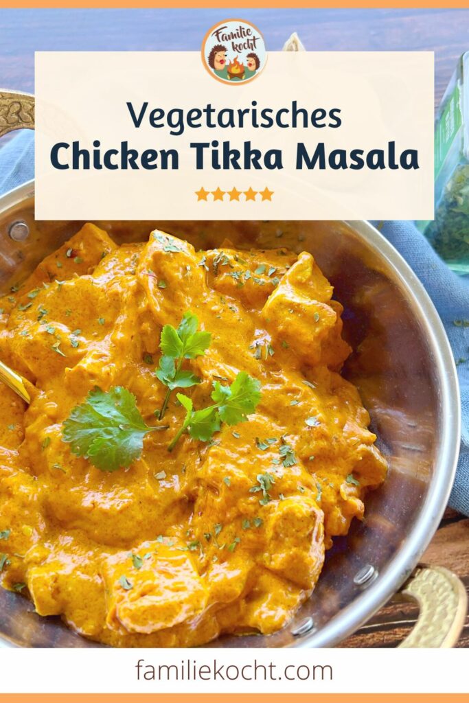Chicken Tikka Masala vegetarisch Pin