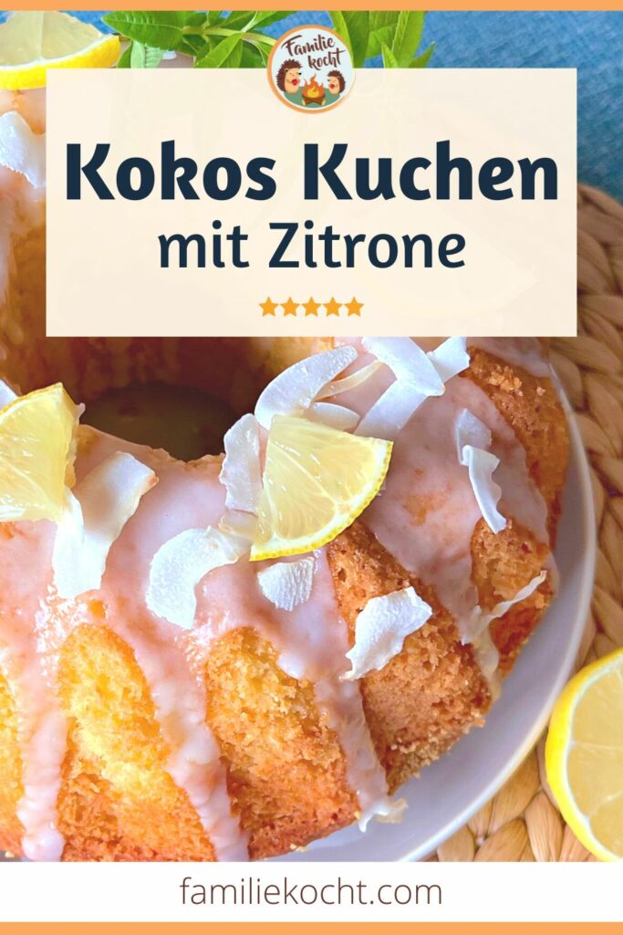Kokoskuchen mit Zitrone Pin