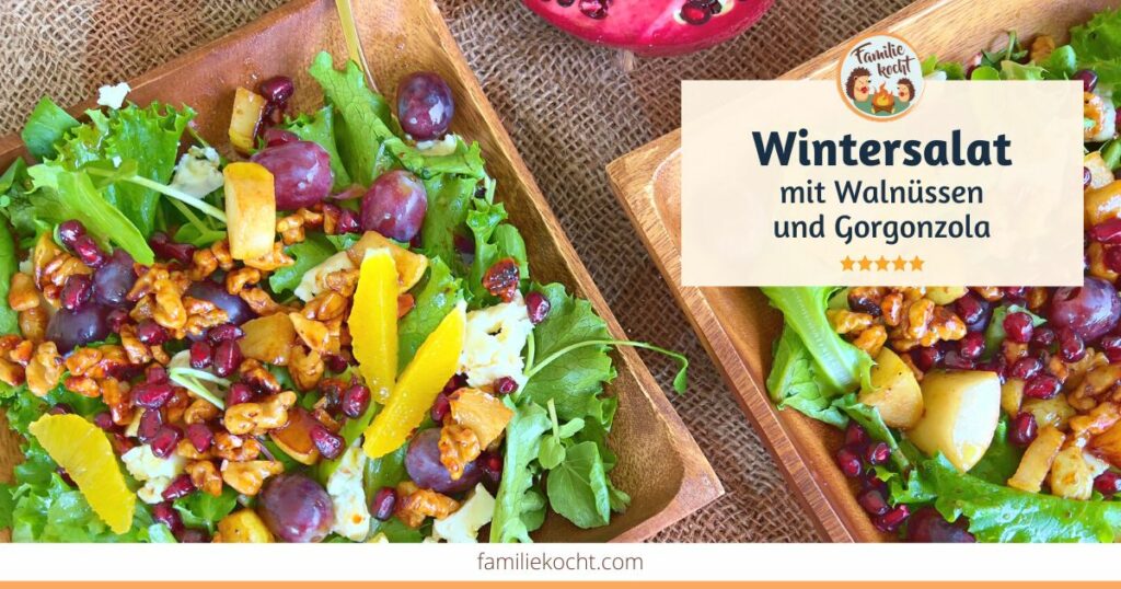 Wintersalat mit Walnüssen OG