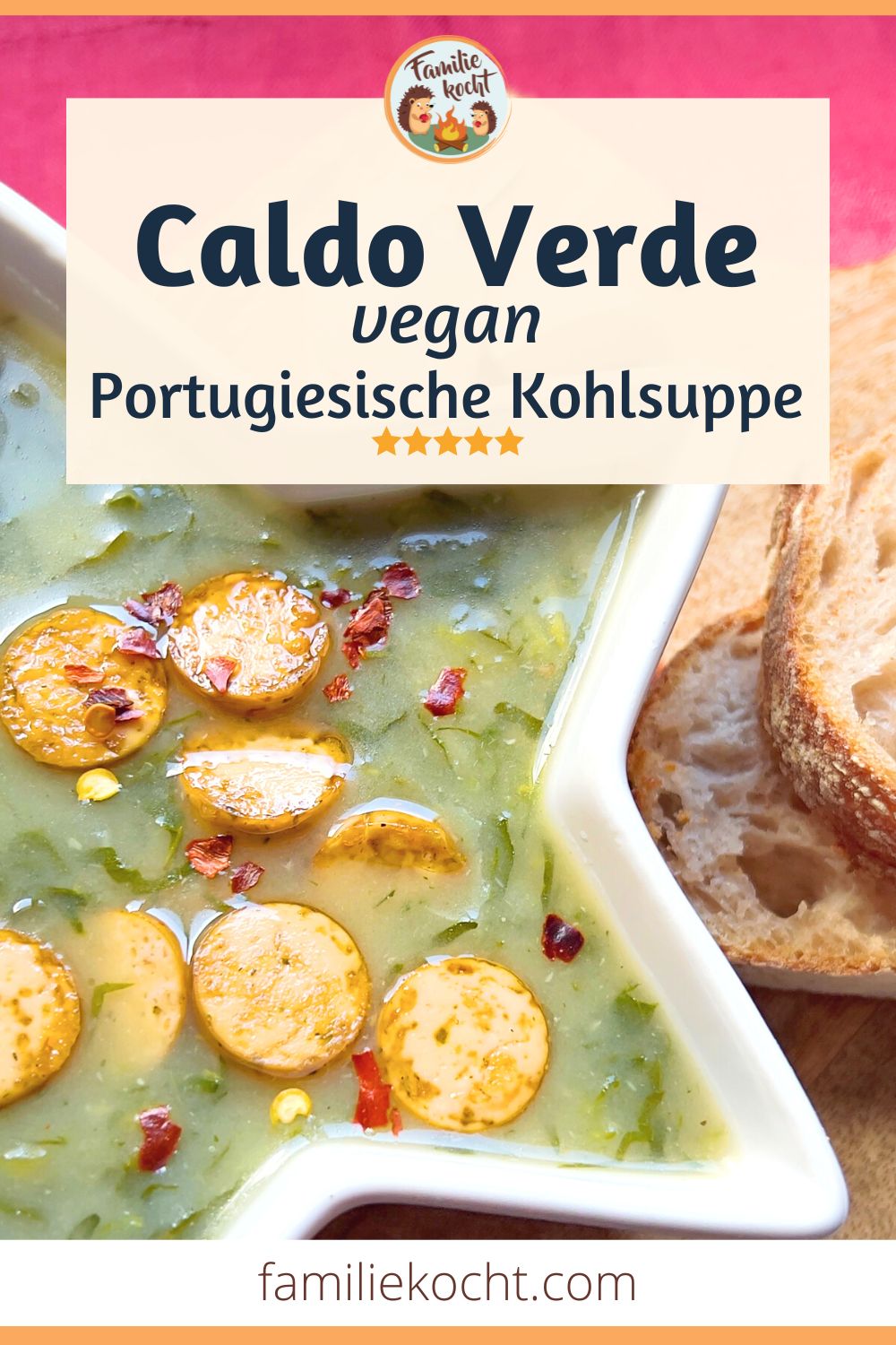 Caldo Verde Portugiesische Kohlsuppe veganes Rezept