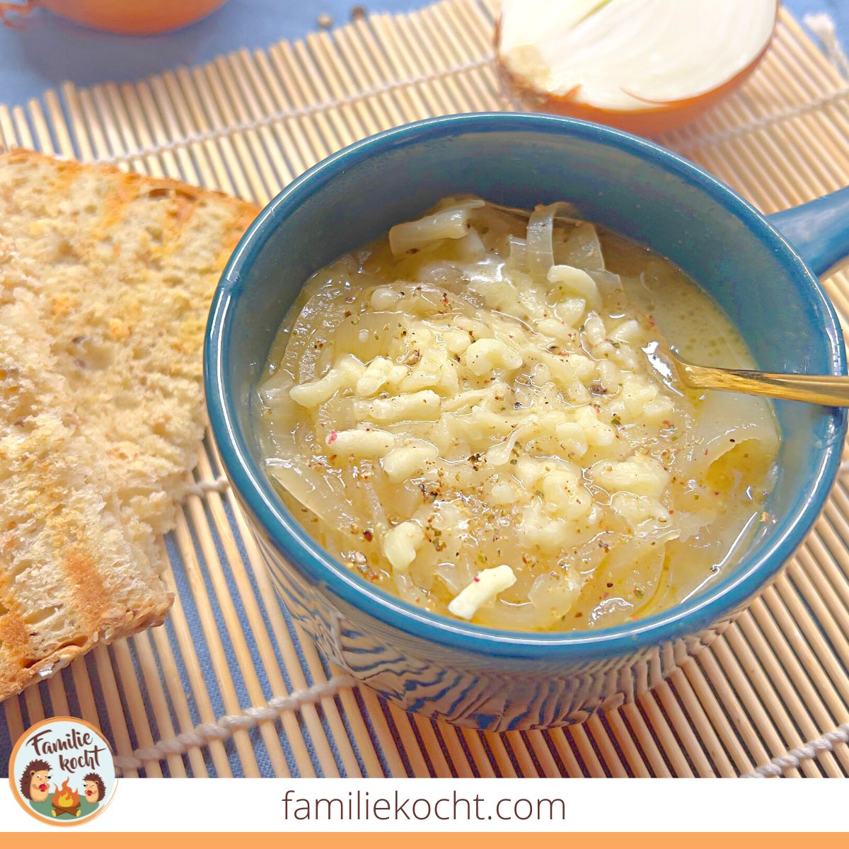 Französische Zwiebelsuppe ohne Wein