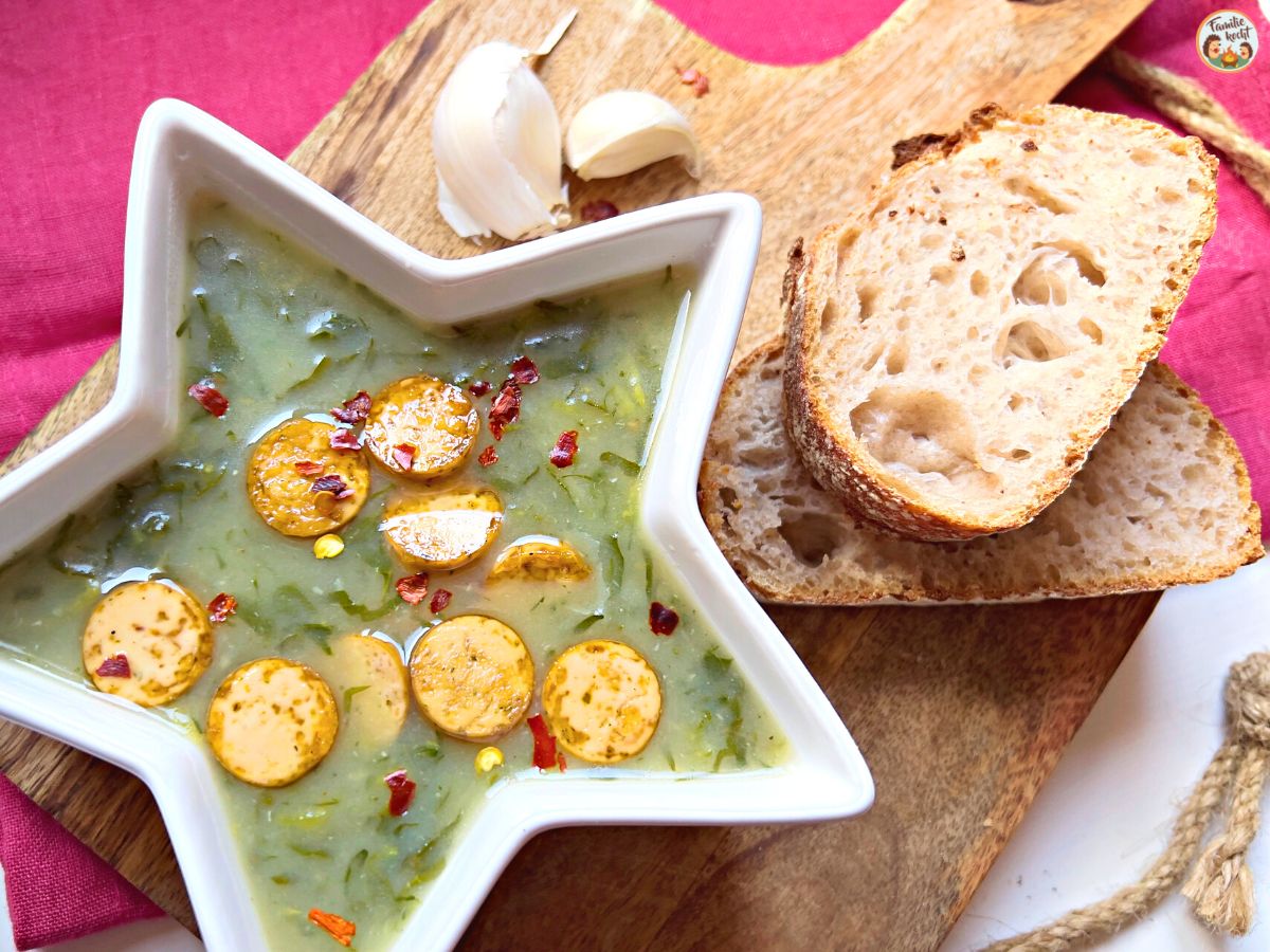 Caldo Verde vegan • Portugiesische Kohlsuppe • Familie kocht