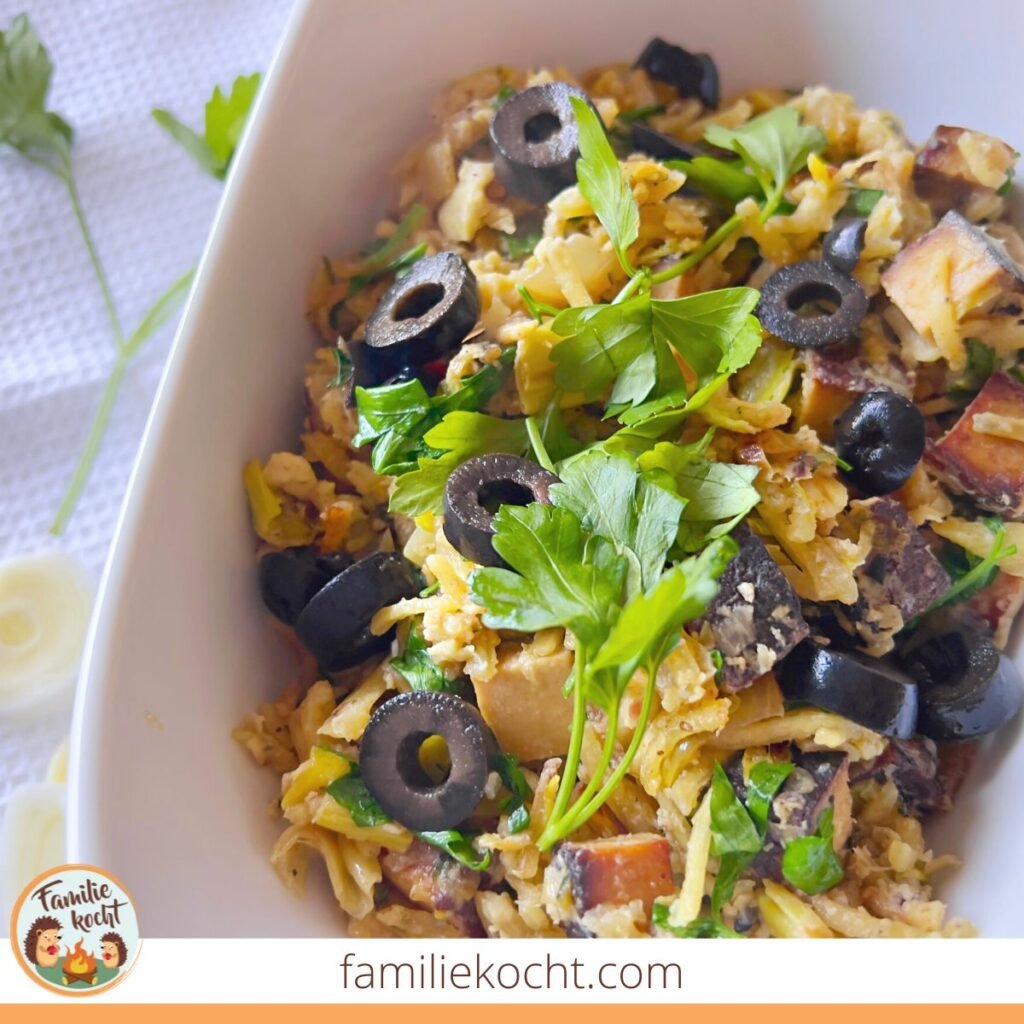 Bacalhau a bras vegetarisch