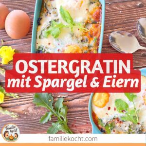 Ostergratin mit Spargel und Eiern