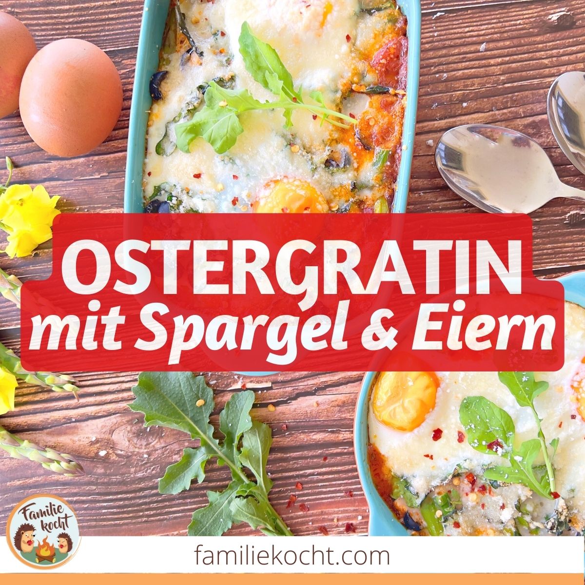 Ostergratin mit Spargel und Eiern