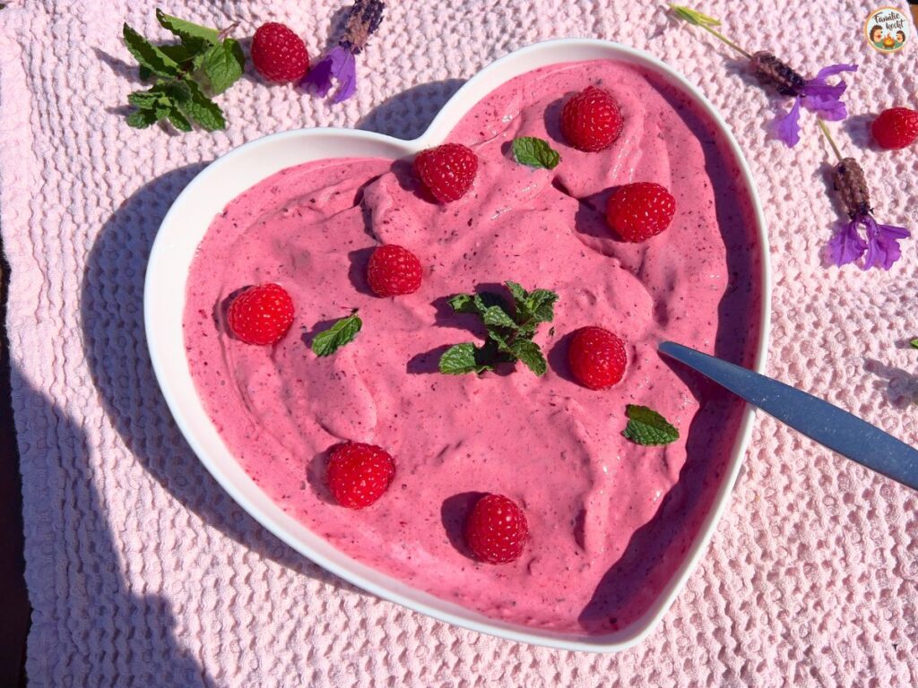 Frozen Joghurt Rezept mit roten Beeren