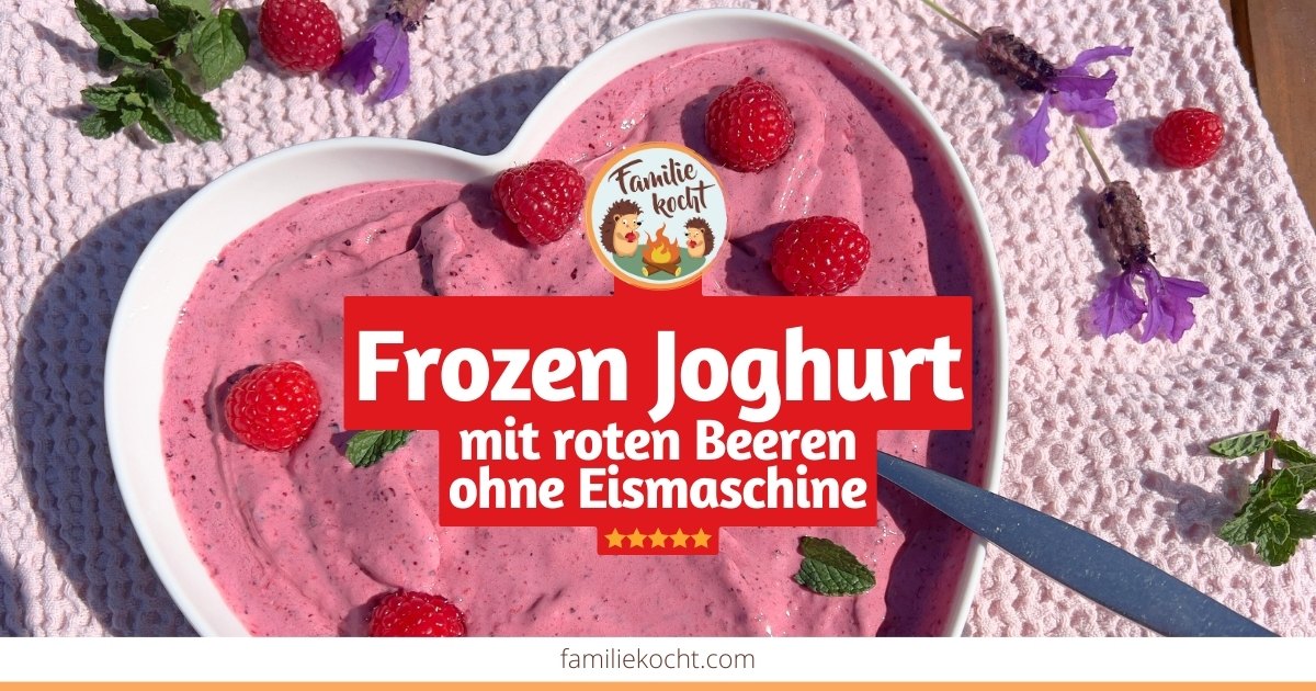 rezept frozen joghurt mit eismaschine