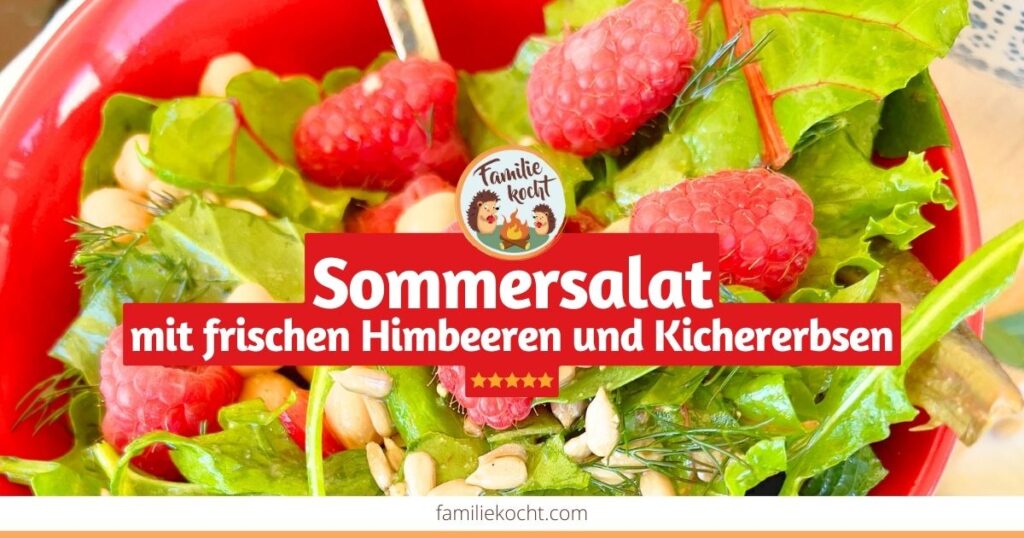 Sommersalat mit Himbeeren OG