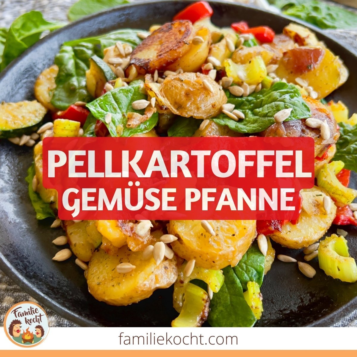 Pellkartoffel Gemüse Pfanne