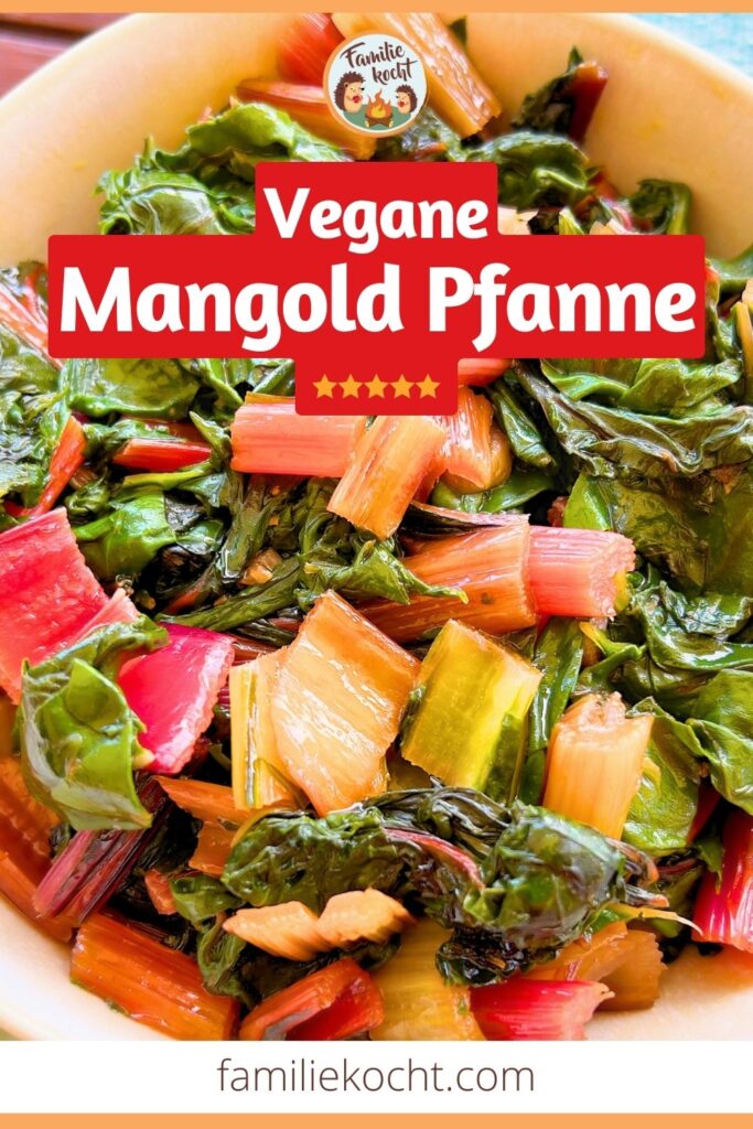 Vegane Mangold Pfanne Pin