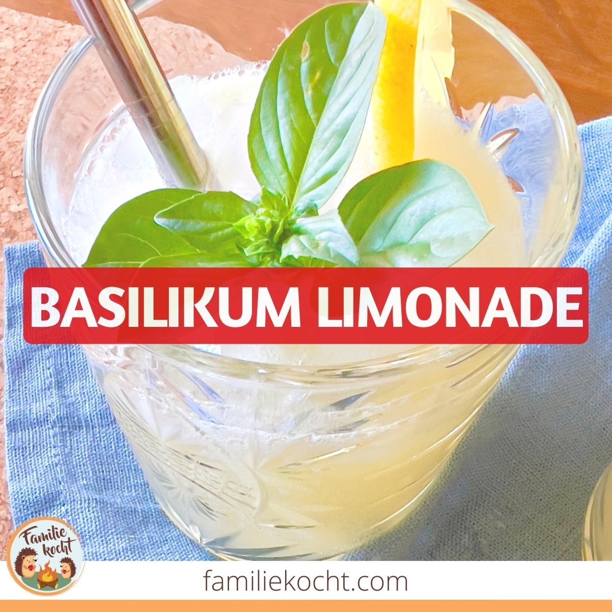 Basilikum Limonade