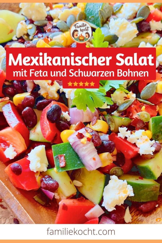 Mexikanischer Salat mit Feta Pin