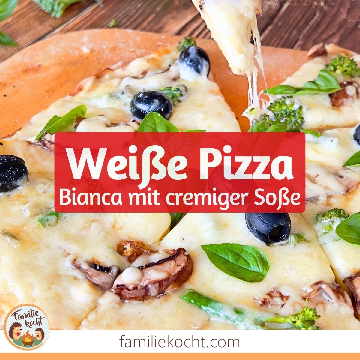 Weiße Pizza