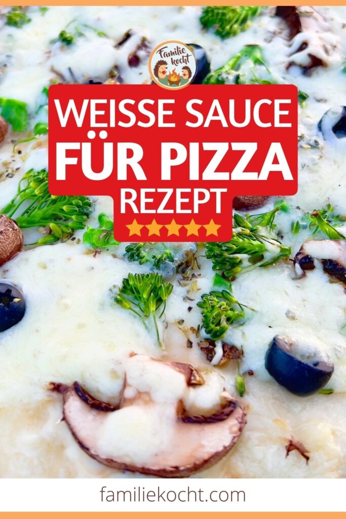 Weisse Sauce für Pizza Pin