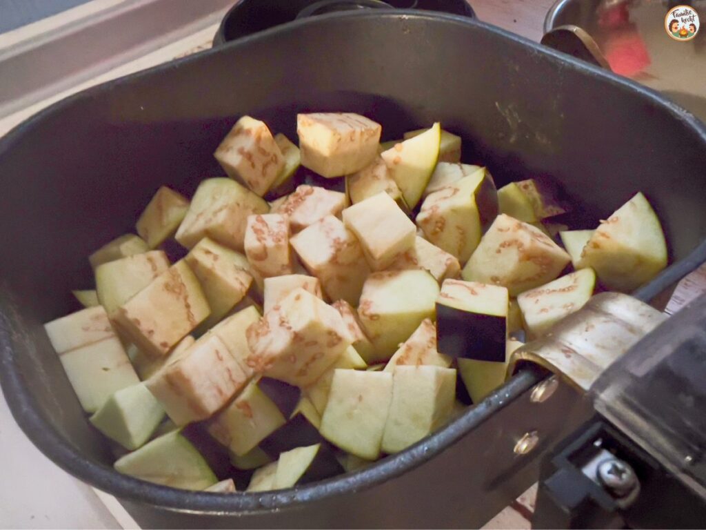 Aubergine im Airfryer