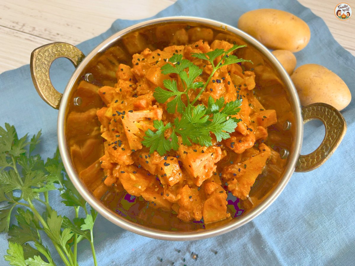 Aloo Gobi - indisches Kartoffel-Blumenkohl Curry
